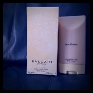 New Bvlgari pour femme Body lotion 200ml 6.7ml
